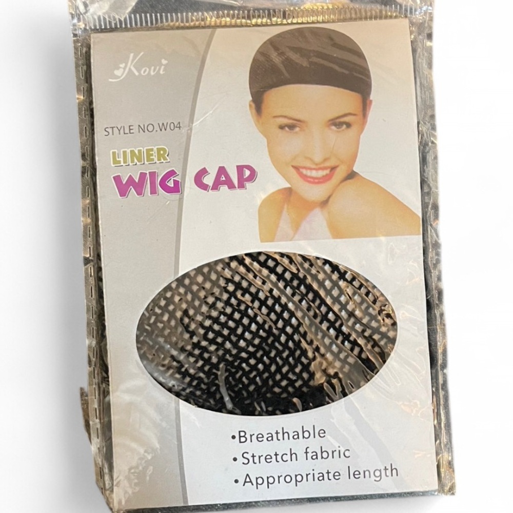 Black fishnet Wig Cap Liner